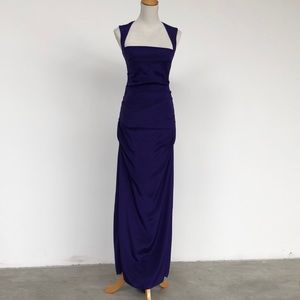 Nicole Miller Prom Gown Purple size 4 felicity
